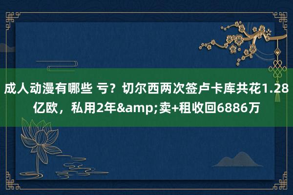 成人动漫有哪些 亏？切尔西两次签卢卡库共花1.28亿欧，私用2年&卖+租收回6886万