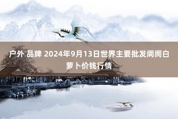 户外 品牌 2024年9月13日世界主要批发阛阓白萝卜价钱行情