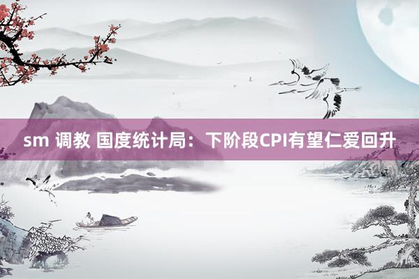 sm 调教 国度统计局：下阶段CPI有望仁爱回升
