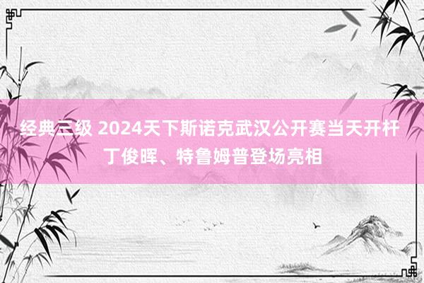 经典三级 2024天下斯诺克武汉公开赛当天开杆 丁俊晖、特鲁姆普登场亮相