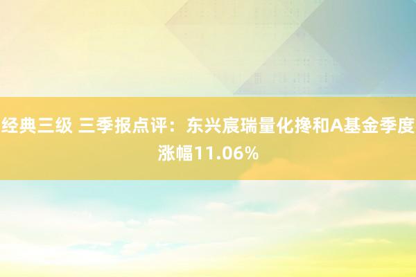 经典三级 三季报点评：东兴宸瑞量化搀和A基金季度涨幅11.06%