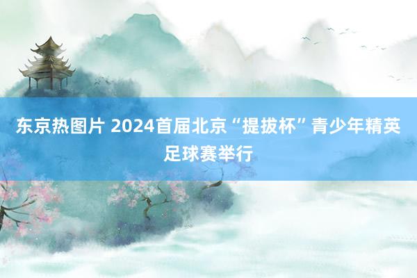 东京热图片 2024首届北京“提拔杯”青少年精英足球赛举行