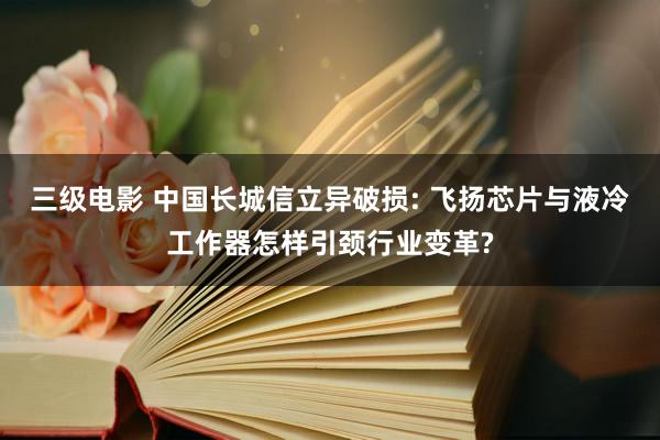 三级电影 中国长城信立异破损: 飞扬芯片与液冷工作器怎样引颈行业变革?
