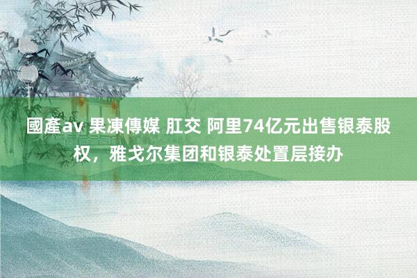 國產av 果凍傳媒 肛交 阿里74亿元出售银泰股权，雅戈尔集团和银泰处置层接办