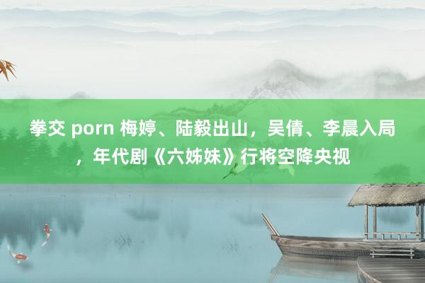 拳交 porn 梅婷、陆毅出山，吴倩、李晨入局，年代剧《六姊妹》行将空降央视