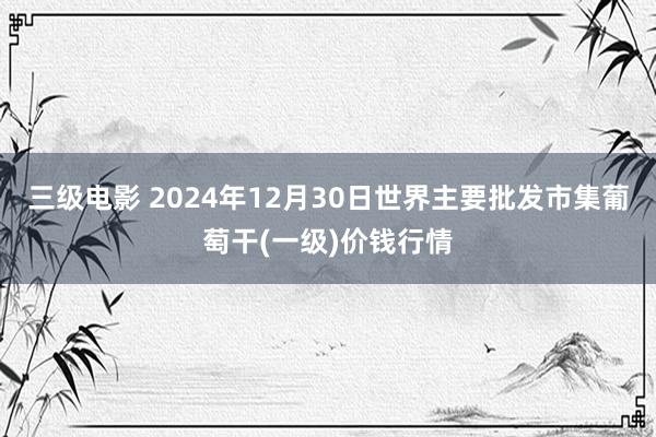 三级电影 2024年12月30日世界主要批发市集葡萄干(一级)价钱行情