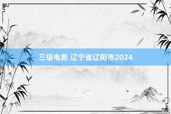 三级电影 辽宁省辽阳市2024
