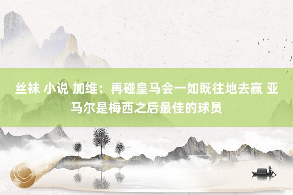 丝袜 小说 加维：再碰皇马会一如既往地去赢 亚马尔是梅西之后最佳的球员