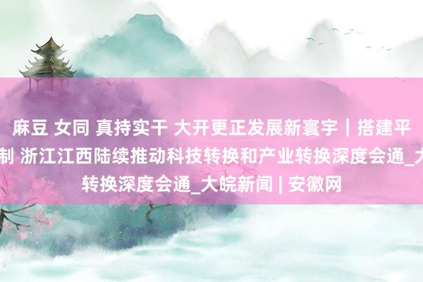 麻豆 女同 真持实干 大开更正发展新寰宇｜搭建平台、健整体制机制 浙江江西陆续推动科技转换和产业转换深度会通_大皖新闻 | 安徽网