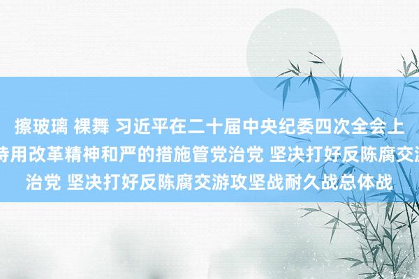 擦玻璃 裸舞 习近平在二十届中央纪委四次全会上发表进击言语强调 相持用改革精神和严的措施管党治党 坚决打好反陈腐交游攻坚战耐久战总体战