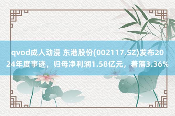 qvod成人动漫 东港股份(002117.SZ)发布2024年度事迹，归母净利润1.58亿元，着落3.36%