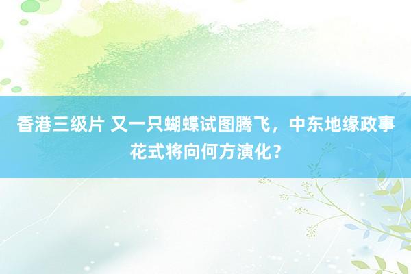 香港三级片 又一只蝴蝶试图腾飞，中东地缘政事花式将向何方演化？