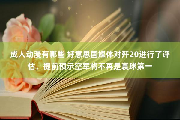 成人动漫有哪些 好意思国媒体对歼20进行了评估，提前预示空军将不再是寰球第一
