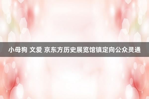 小母狗 文爱 京东方历史展览馆镇定向公众灵通